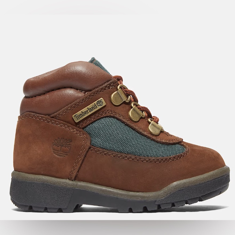 Timberland Toddler Field Boot Size 7 Dark Brown Nubuck- Excellent Condition!
